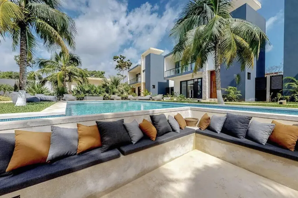 Daire Spacious Condo, Beautiful Pool, Wi-Fi - Casa Kaanal 104 Tulum Meksika