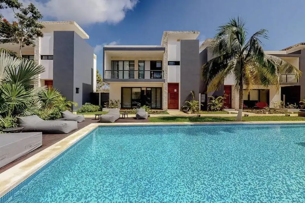 Daire Spacious Condo, Beautiful Pool, Wi-Fi - Casa Kaanal 104 Tulum Meksika
